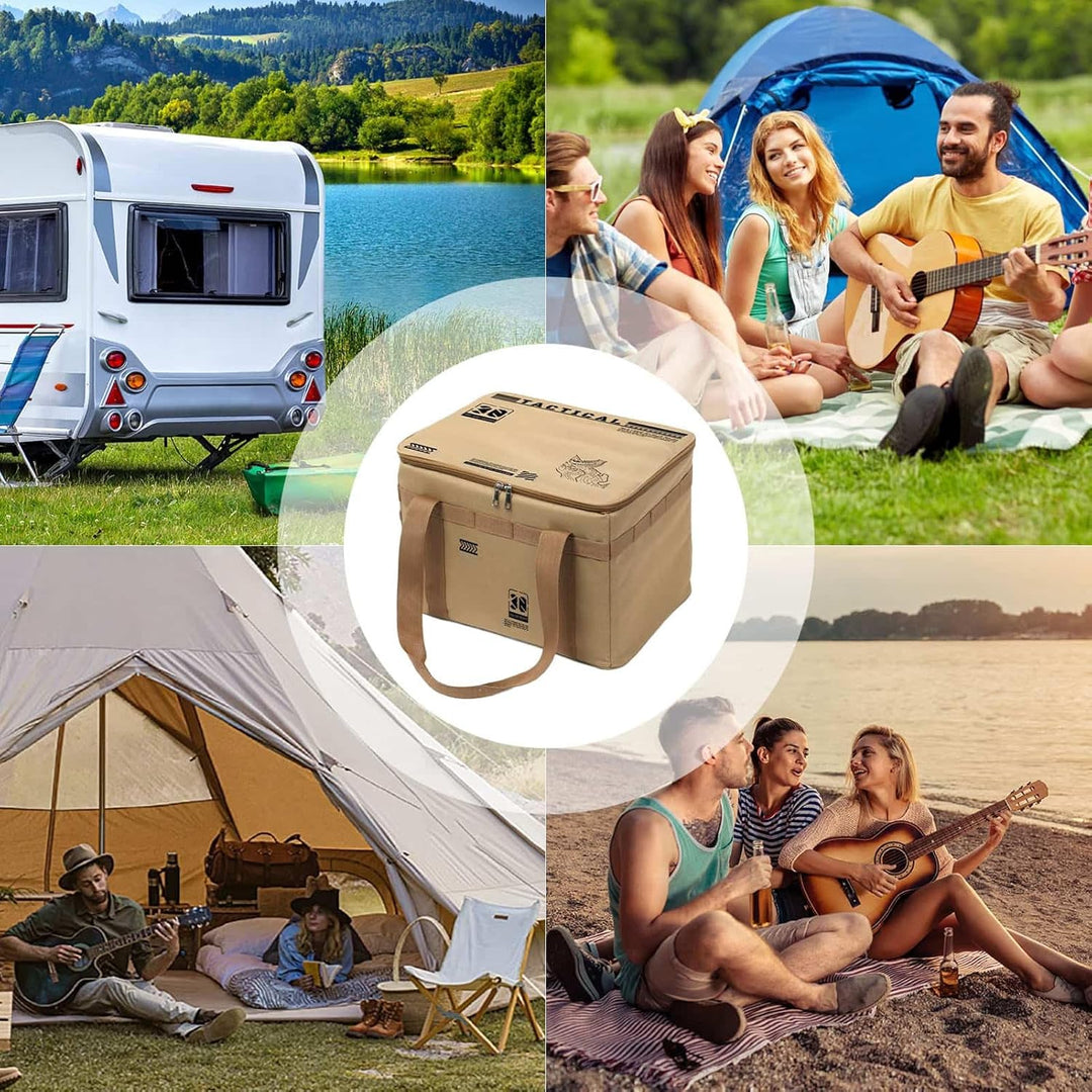 Camping Organizer Taschen Zur Aufbewahrung - Organizer Tragtasche Mit Unterteilungen | 30L Reisetasc