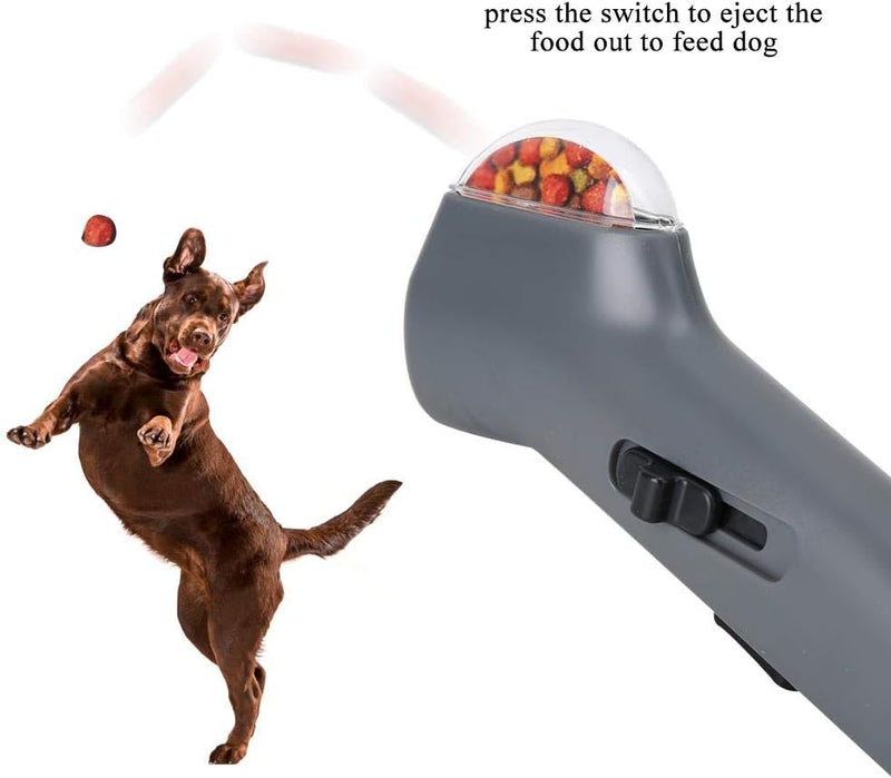 Pssopp Durable Dog Cat Treat Launcher Haustier Snack Food Catapult Pet Training Feeder Spielzeug Hun