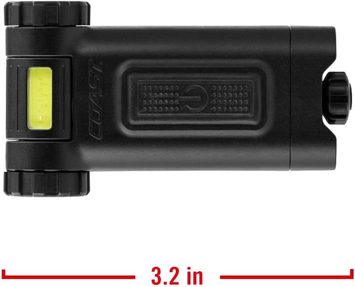 Coast HX4 LED-Klemmleuchte, 80 Lumen, zweifarbig (weisser oder roter Lichtstrahl), magnetisch, mit S