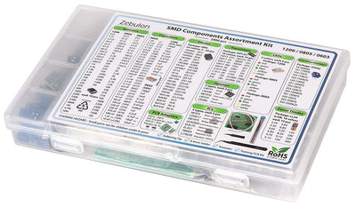 SMD SMT Elektronische Bauteile Sortiment, 1206, 0805, 0603, Widerstände, Kondensatoren, Dioden, Tran