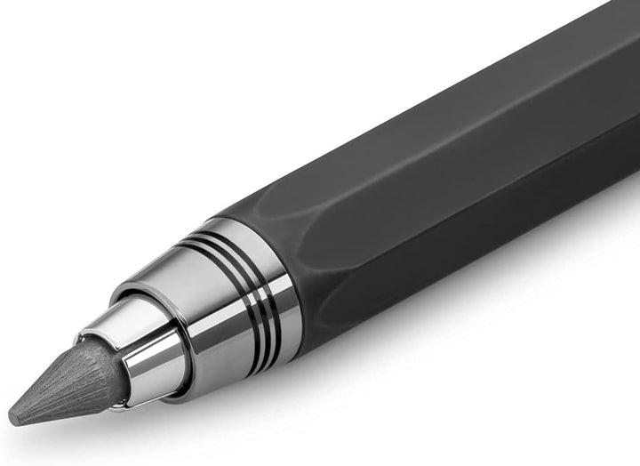 Kaweco Sketch Up Black Fallbleistift 5,6 mm 5B I hochwertiger Minenbleistift aus massivem Metall in