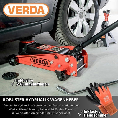 Wagenheber 3T+ 2X Gummi Rangierwagenheber Heber Ständer Unterstellbock Modellwahl (Wagenheber 3T), W