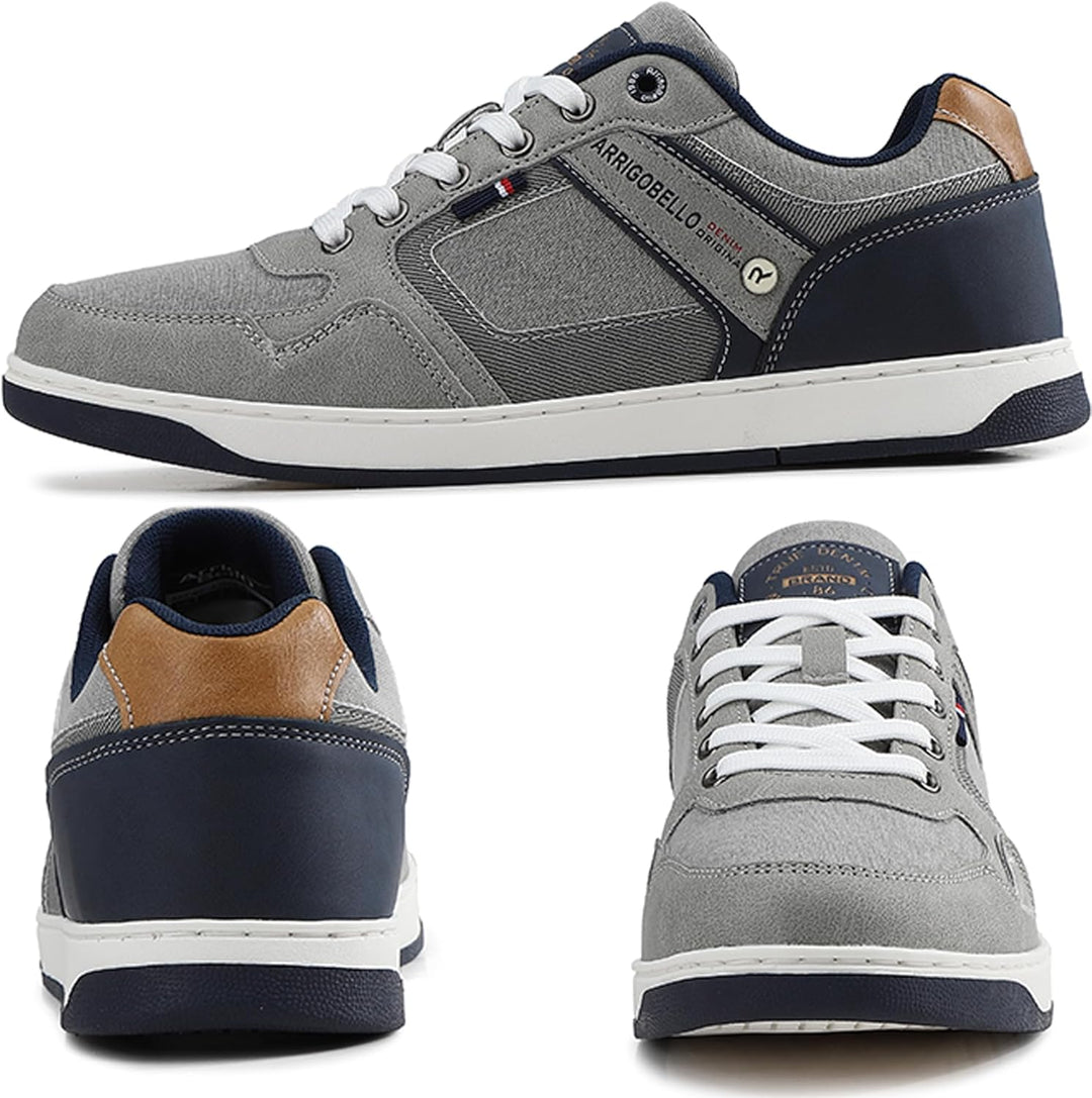 ARRIGO BELLO Freizeitschuhe Herren Sneaker PU Leder Walkingschuhe Atmungsaktive Athletic Formal Clas