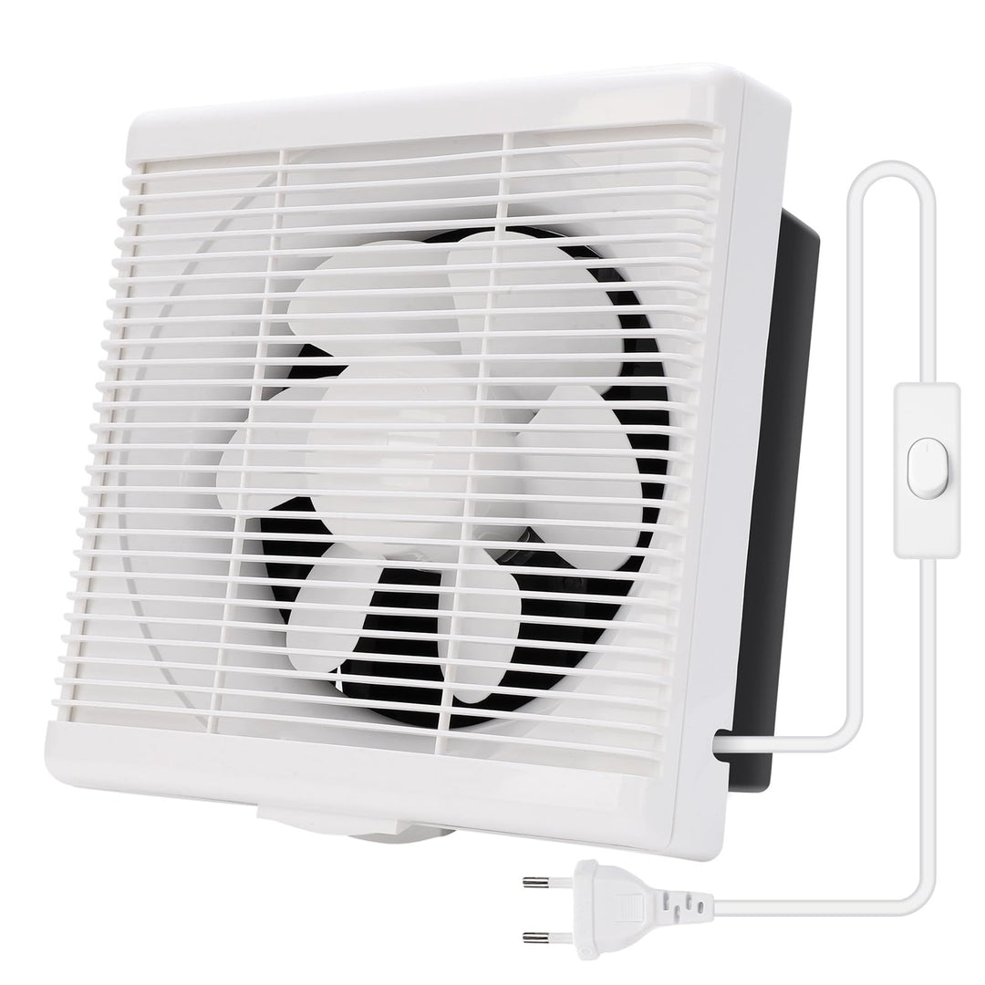 Shutter Ventilation Fan, leiser Lüftungsventilator mit 2,5 m Netzkabel, ideal für Zuhause Badezimmer