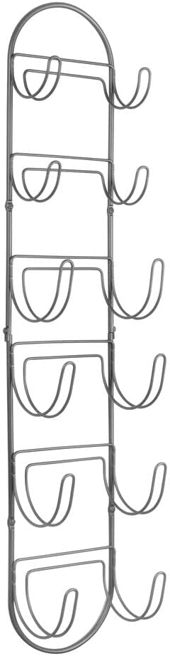 mDesign 2er-Set Handtuchhalter zur Wandmontage – Handtuchablage aus Metall – schickes Badzubehör – a