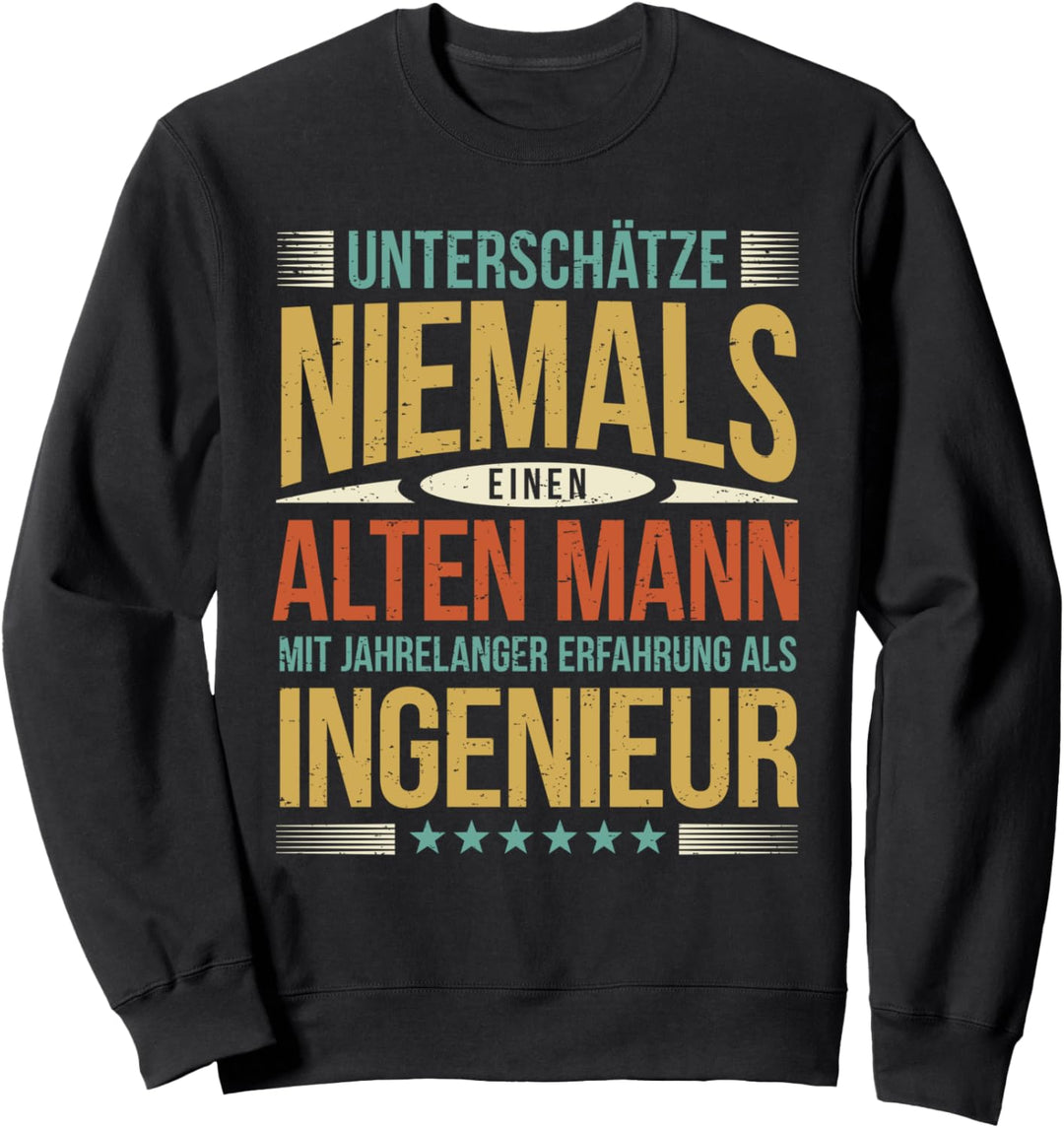 Alter Mann Ingenieur Sweatshirt