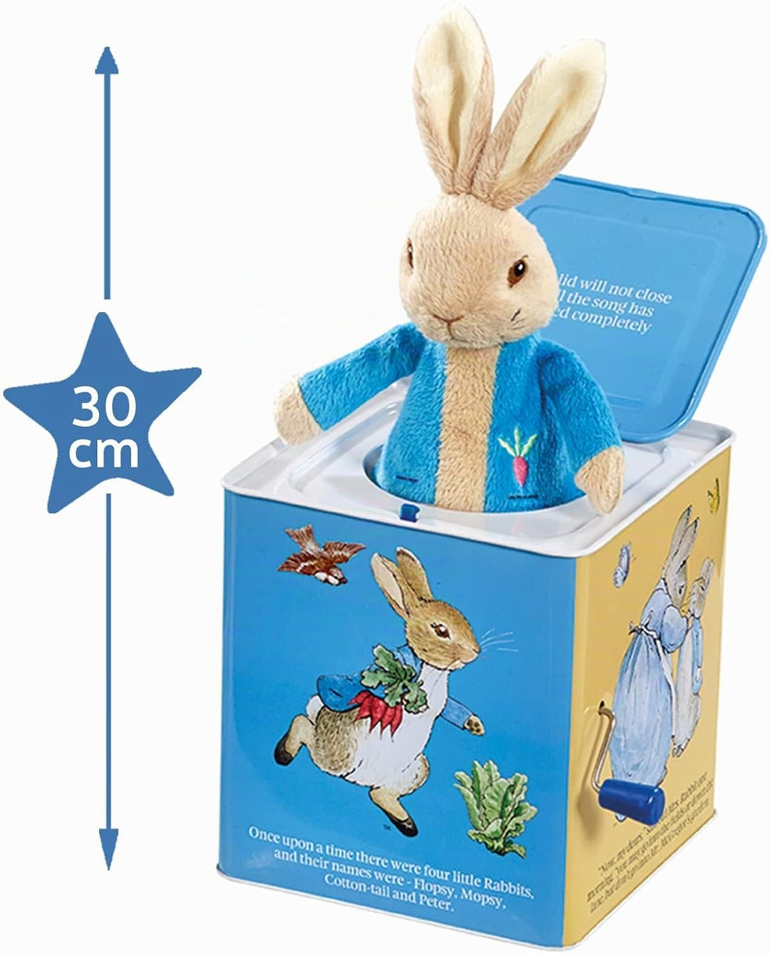 Rainbow Designs Peter Rabbit („Peter Hase“) Jack In The Box - Traditionelles Spielzeug für Babys und