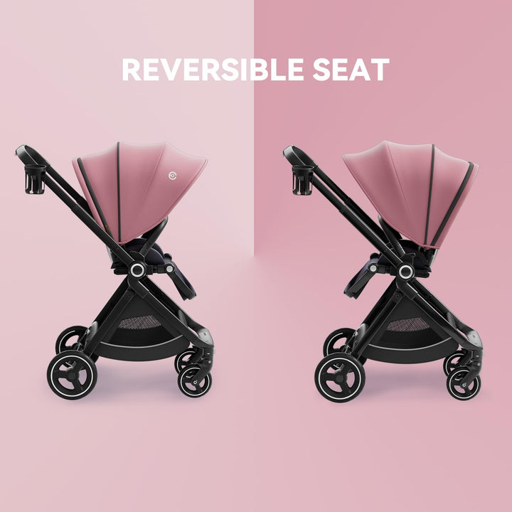 ELITTLE Kinderwagen Verstellbarer Fahrtrichtung,ELITTLE EMU Klappbar Buggy,Automatische Schwerpunktv
