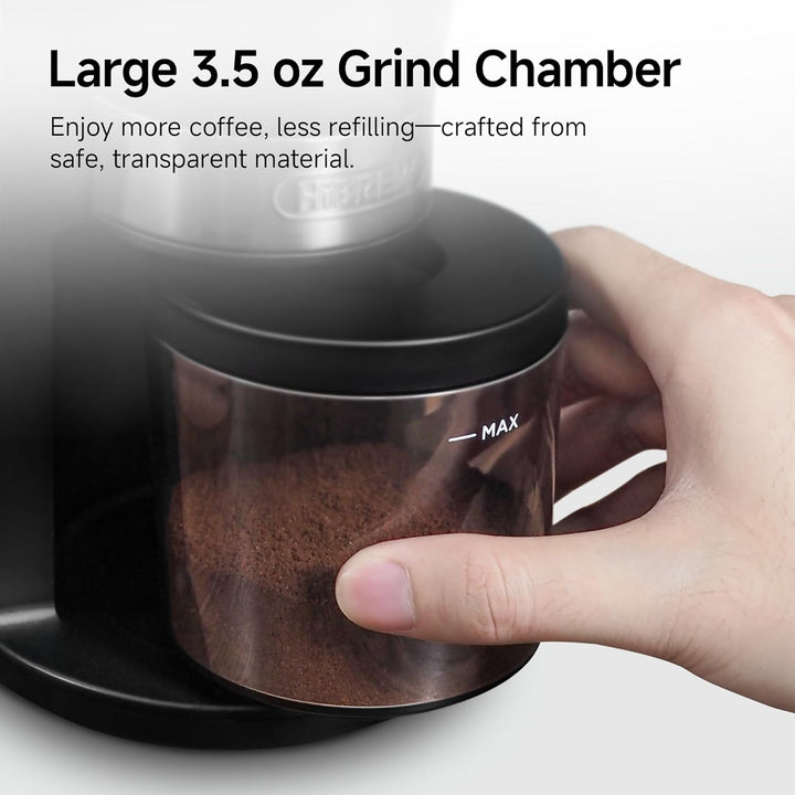HIBREW G3 Kaffeemühle, 31 Präzisionsstufen, elektrische Kaffeemühle für Wasserkocher Turque/Espresso