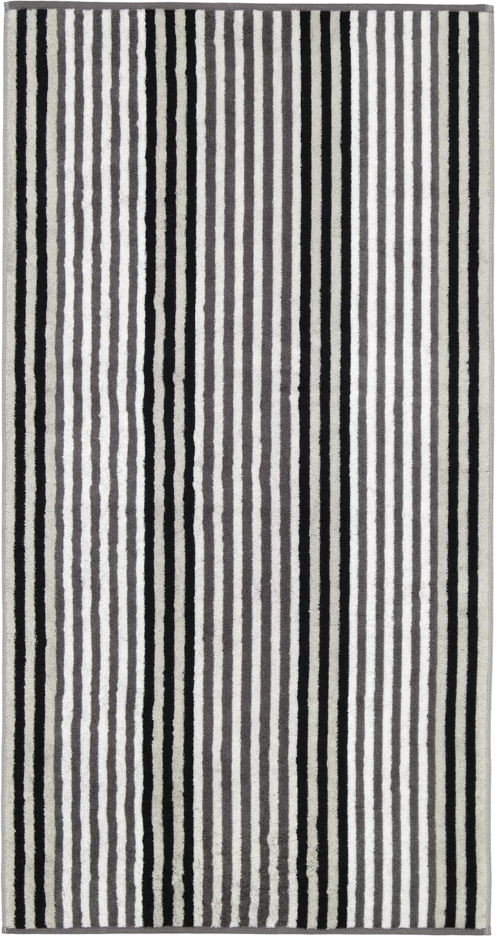 CAWÖ Home Handtücher Delight Streifen 6218 Platin - 77 Duschtuch 70x140 cm, Duschtuch 70x140 cm