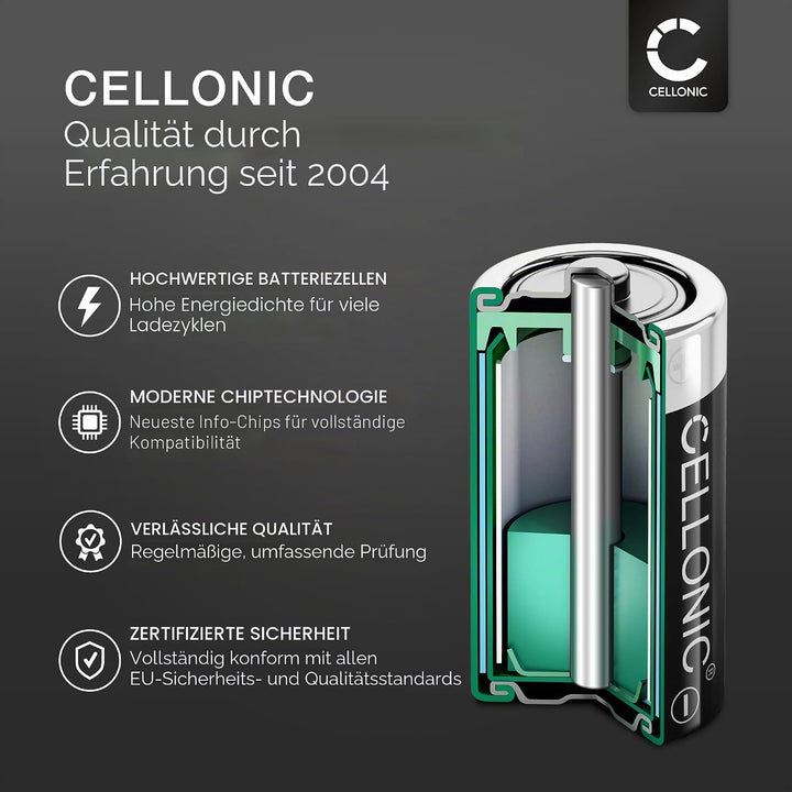 CELLONIC Akku kompatibel mit Logitech Ultimate Ears UE Boom 2 3.7V 3400mAh 1x 3400mAh, 1x 3400mAh