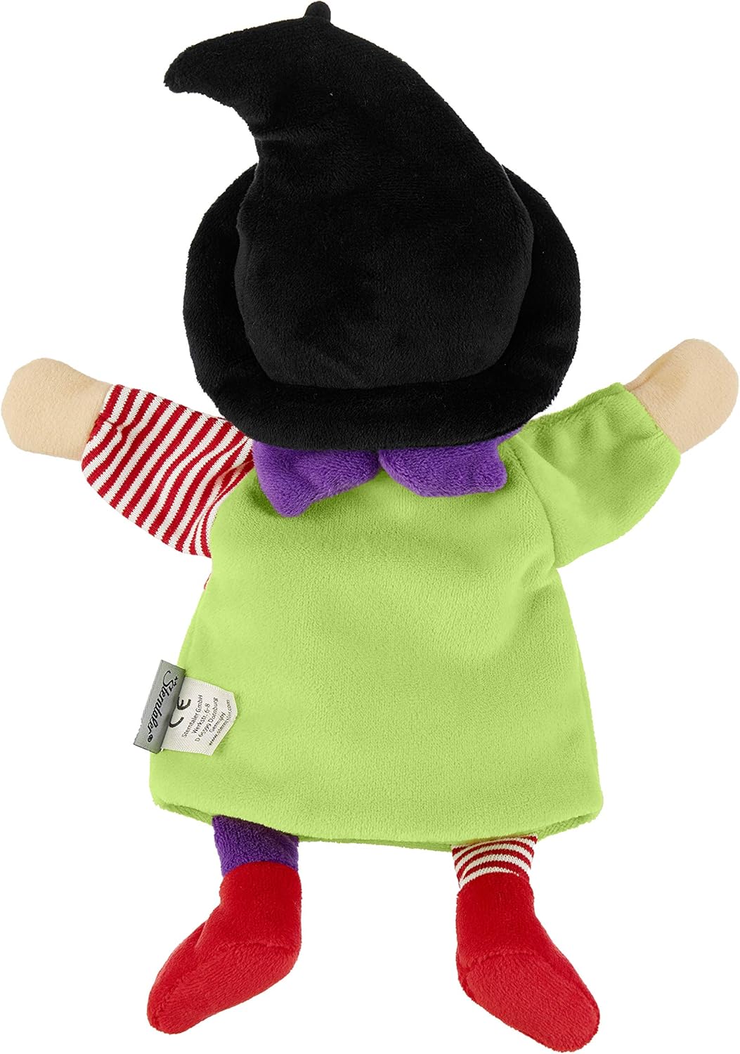 Sterntaler 36958 Handpuppe Clown, 30 x 23 x 10 cm, Bunt & 3622016 Handpuppe Hexe, Ideal für Puppenth