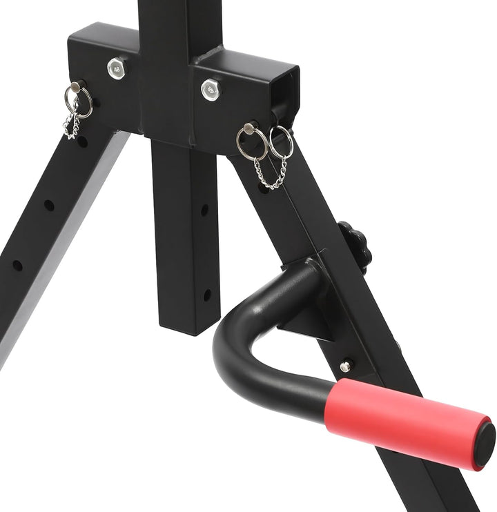 Triangel Power Tower Dip Station, Pull-Up Bar für das Home Gym, Verstellbare Höhe, Stärketraining, K