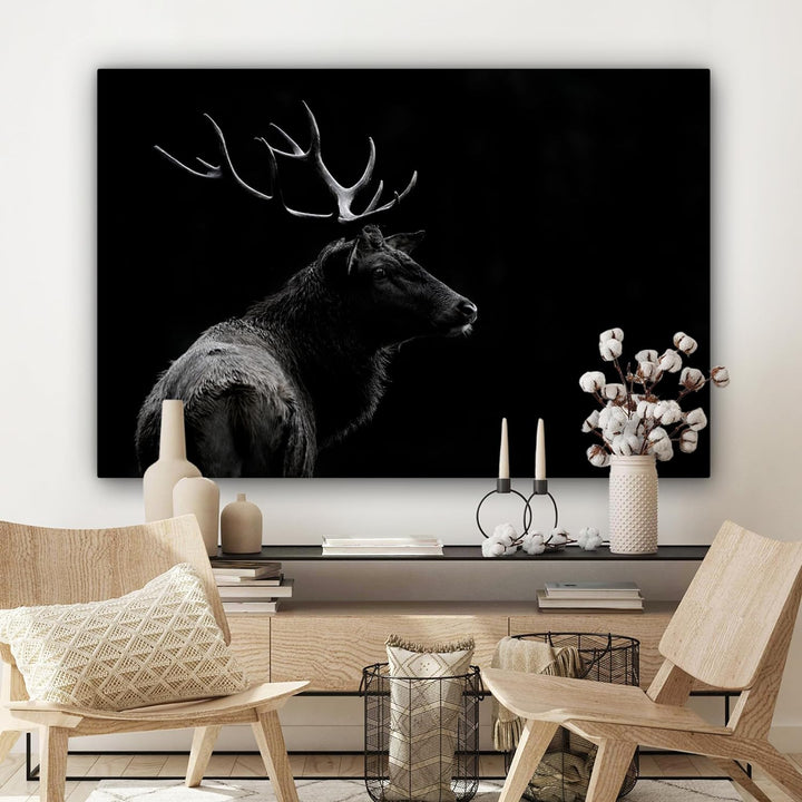 MuchoWow© Bild auf Leinwand Gross 120x80 cm XXL Schlafzimmer Bilder Wand Deko Wohnzimmer Modern Wand