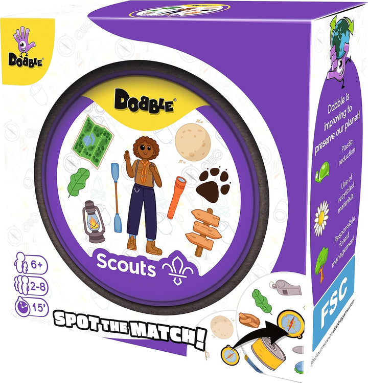Dobble Scouts | Kartenspiel | Ab 6 Jahren | 2-8 Spieler | 15 Minuten Spielzeit Scouts Scouts, Scouts