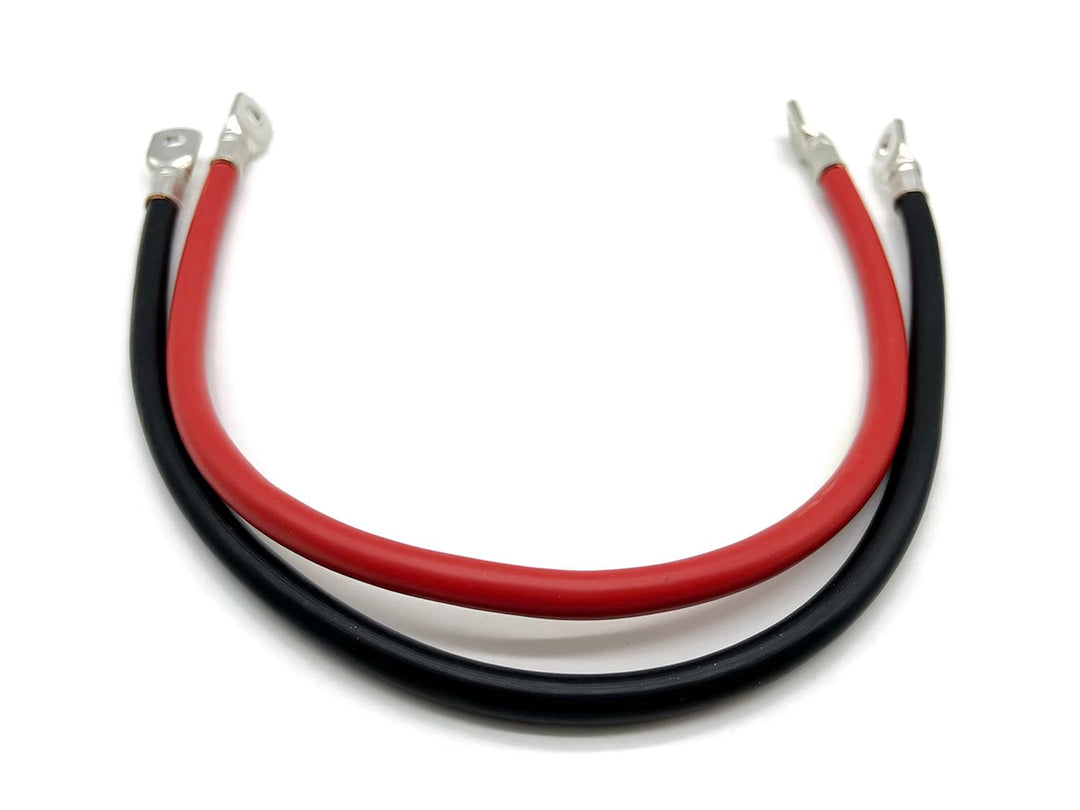 Exoda 50mm² Batteriekabelset 50cm M8 Kabelschuhe rot schwarz bis 8064 Watt 672A 12V flexibel aus 99.