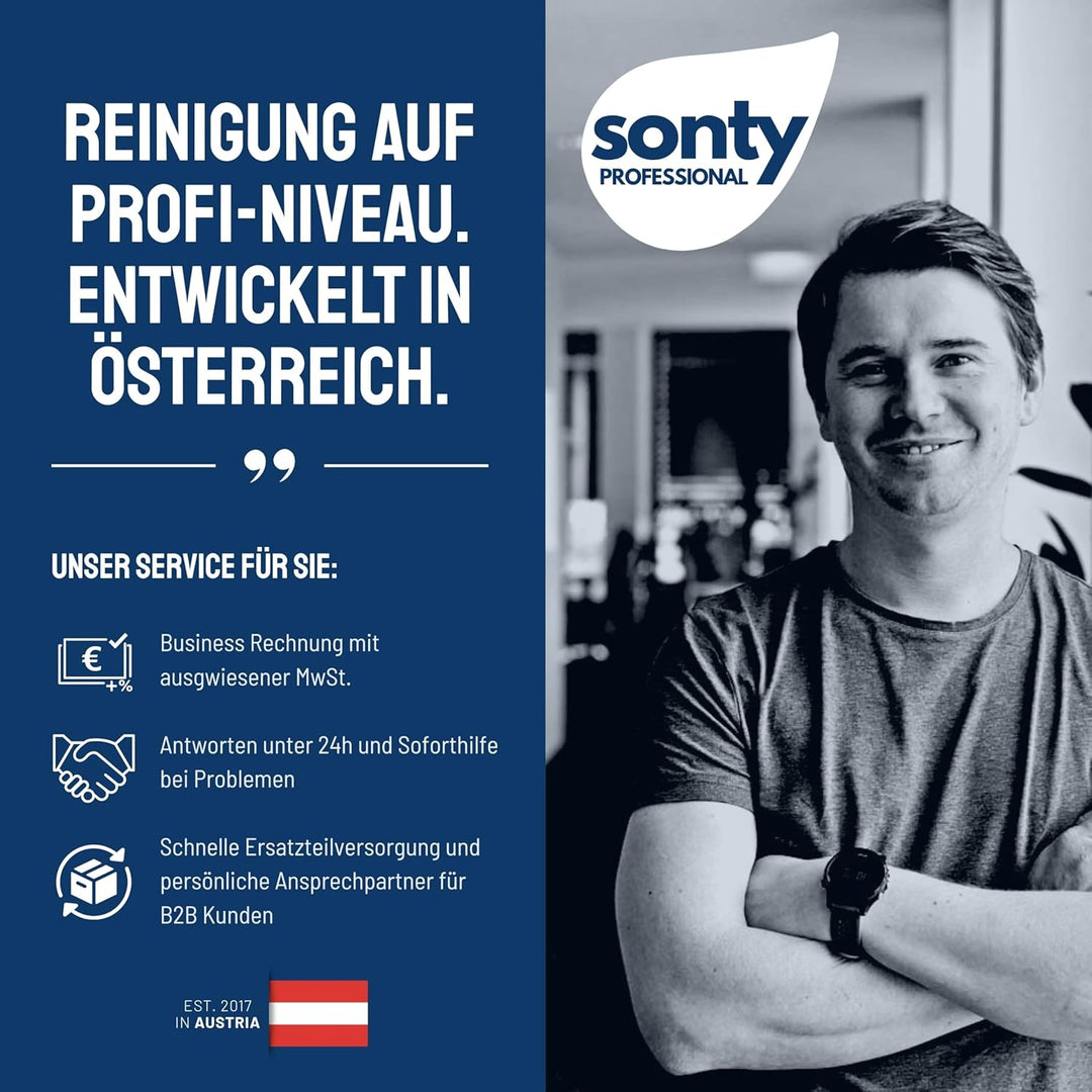 SONTY Profi Wischmopp Bezug 40 cm Mikrofaser – 5 Stück Wischbezug für Klapphalter | Wischmop für all