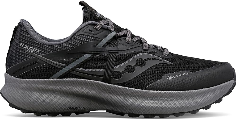 Saucony Ride 15 TR GTX 40.5 EU Schwarz, 40.5 EU Schwarz