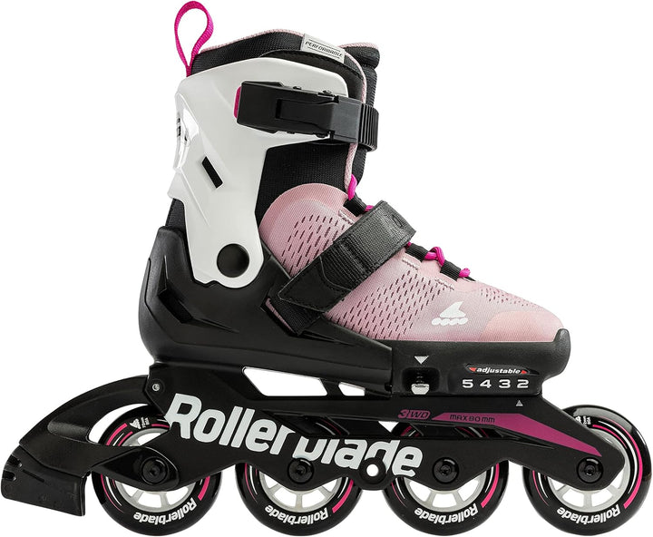 Rollerblade Unisex Jugend Microblade Inline Skates 23 Rosa/Bianco, 23 Rosa/Bianco
