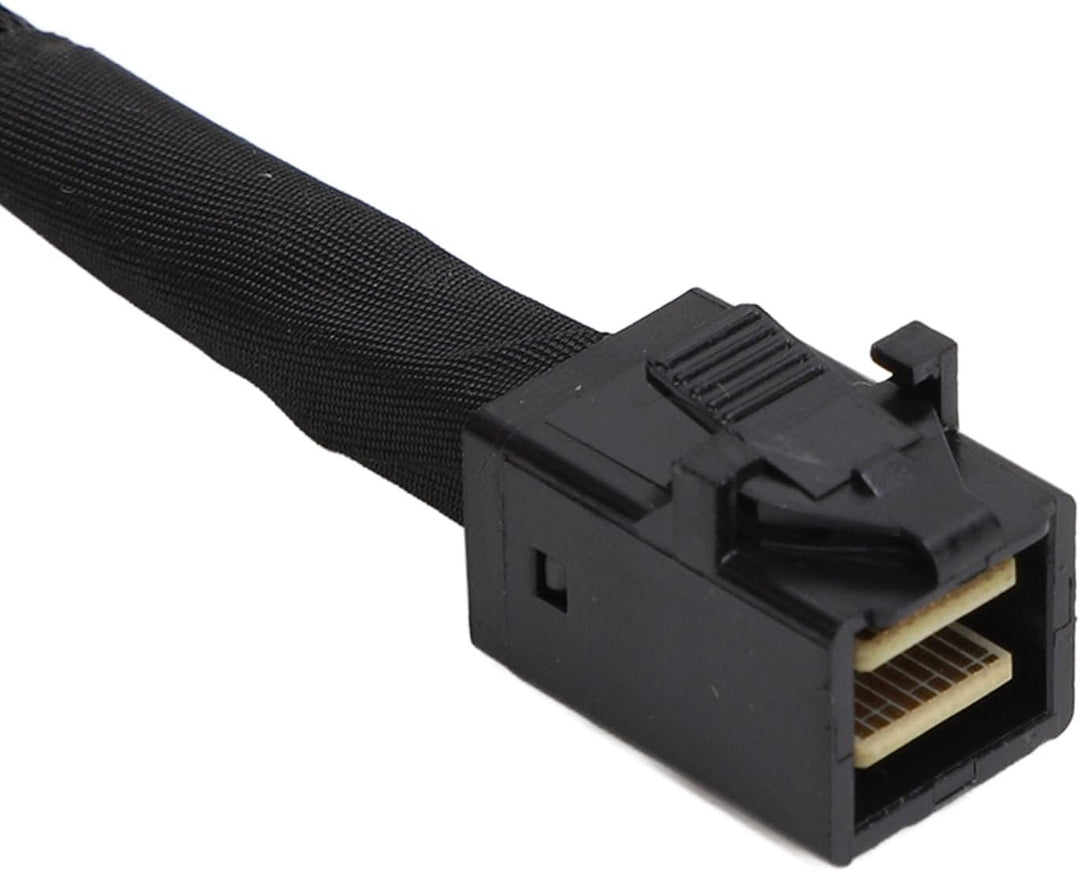für MCIO 8i zu 2 SFF 8643 Kabel, PCIe 5.0 für Server Data Center 31,5 Zoll, für MCIO X8 zu SAS HD SF