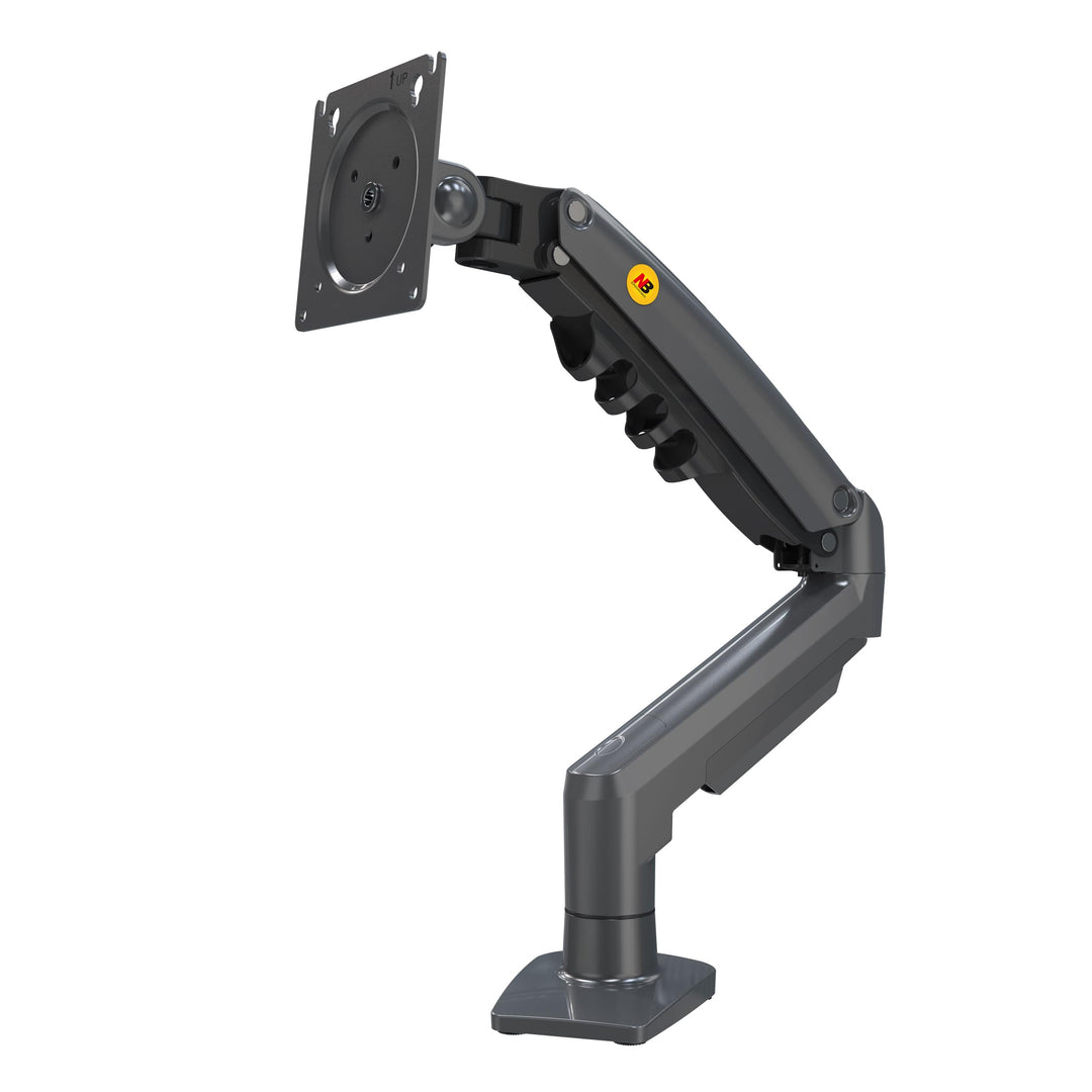 Ergosolid für PC-Monitor, Gelenkarm, ergonomisch, Gasfeder, 17-30 Zoll, VESA 75 mm und 100 mm, drehb