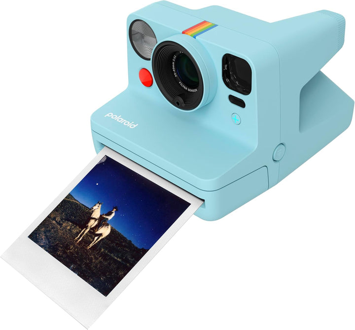 Polaroid – Now+ Generation 3 – Sofortbildkamera mit Bluetooth-Verbindung – Arktisblau (9163) Kamera