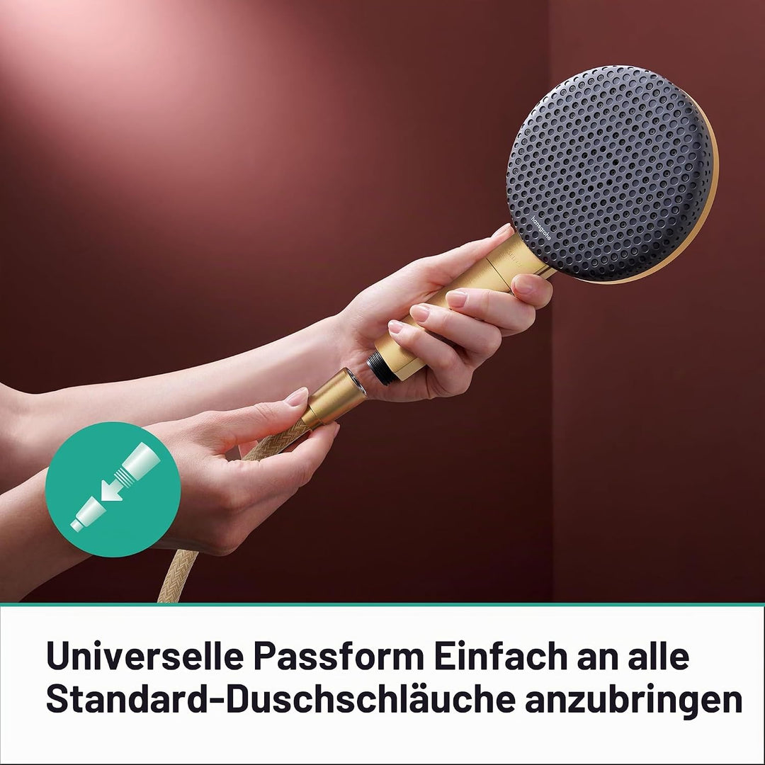 hansgrohe Raindance Alive Select S - Duschkopf, Handbrause mit 3 Strahlarten (inkl. PowderRain), run