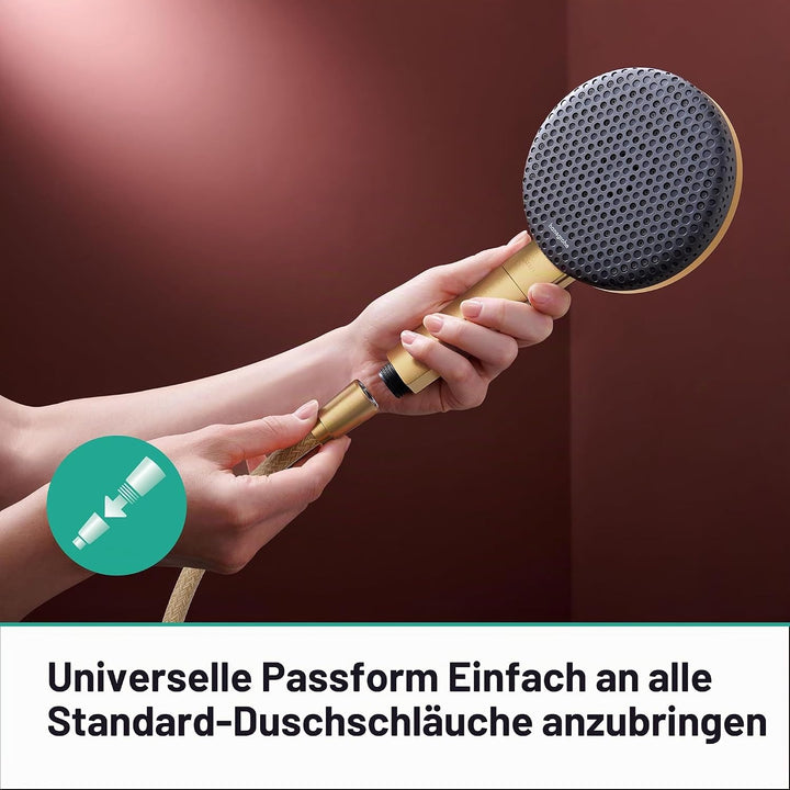 hansgrohe Raindance Alive Select S - Duschkopf, Handbrause mit 3 Strahlarten (inkl. PowderRain), run