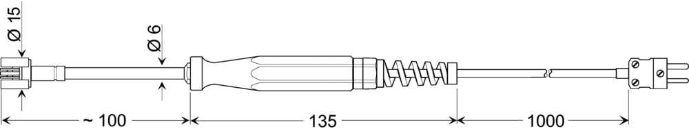 Greisinger Oberflächenfühler GOF 400 VE -65 bis 400°C K