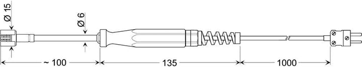 Greisinger Oberflächenfühler GOF 400 VE -65 bis 400°C K