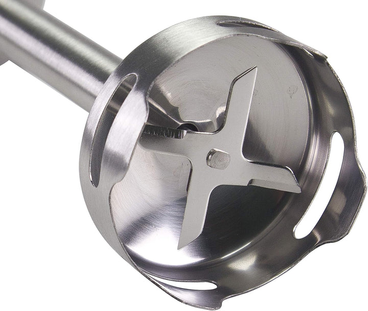 BEPER P102FRU100 Eintauchmischer, Stahl/ABS, 600 W, abnehmbarer Schneebesen, 4 Stahlklingen mit Spri