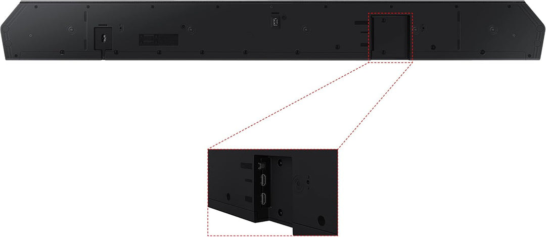 Samsung HW-Q935B 9.1.4-Kanal Q-Soundbar (Deutsches Modell), Rücklautsprecher inklusive, kabelloses
