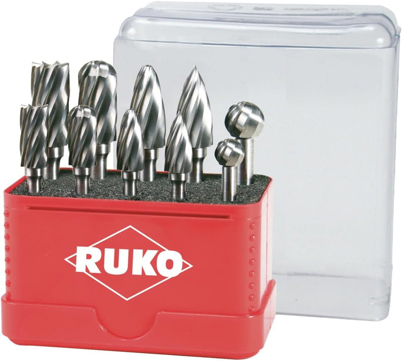 Ruko Terrax Hartmetall Frässtifte Satz 10-teilig, 116002