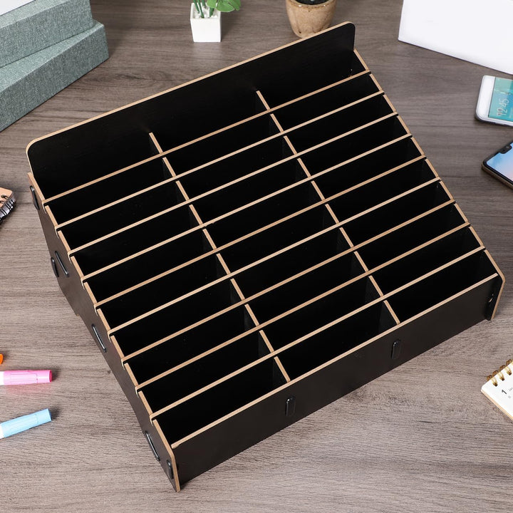 TOPBATHY Handy-Aufbewahrungsbox 30-Fächer- -Handy-Desktop-Organizer Telefonmanagement-Aufbewahrung M