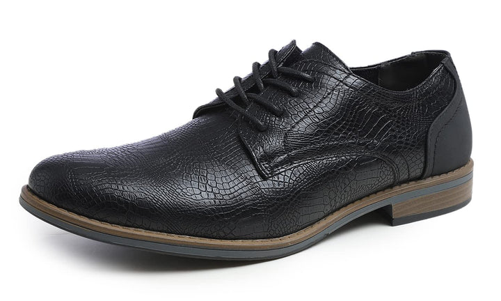Feversole Men's Classic Dress Marc Herren Anzugschuhe Derby Schnürschuhe Business Schuhe Formale Mod