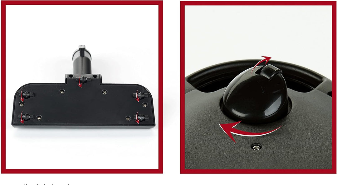 Theo Klein 6074 Putzwagen und Staubsauger I Kinder-Sauger im Miele-Design I Besenwagen inkl. Eimer,