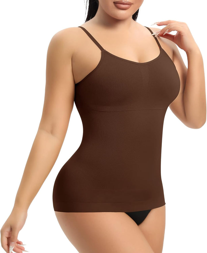 Damen Shape Unterhemd Bauchweg Hemdchen Shapewear Trägertop Shaping BH Hemd Formendes Top Body Shape