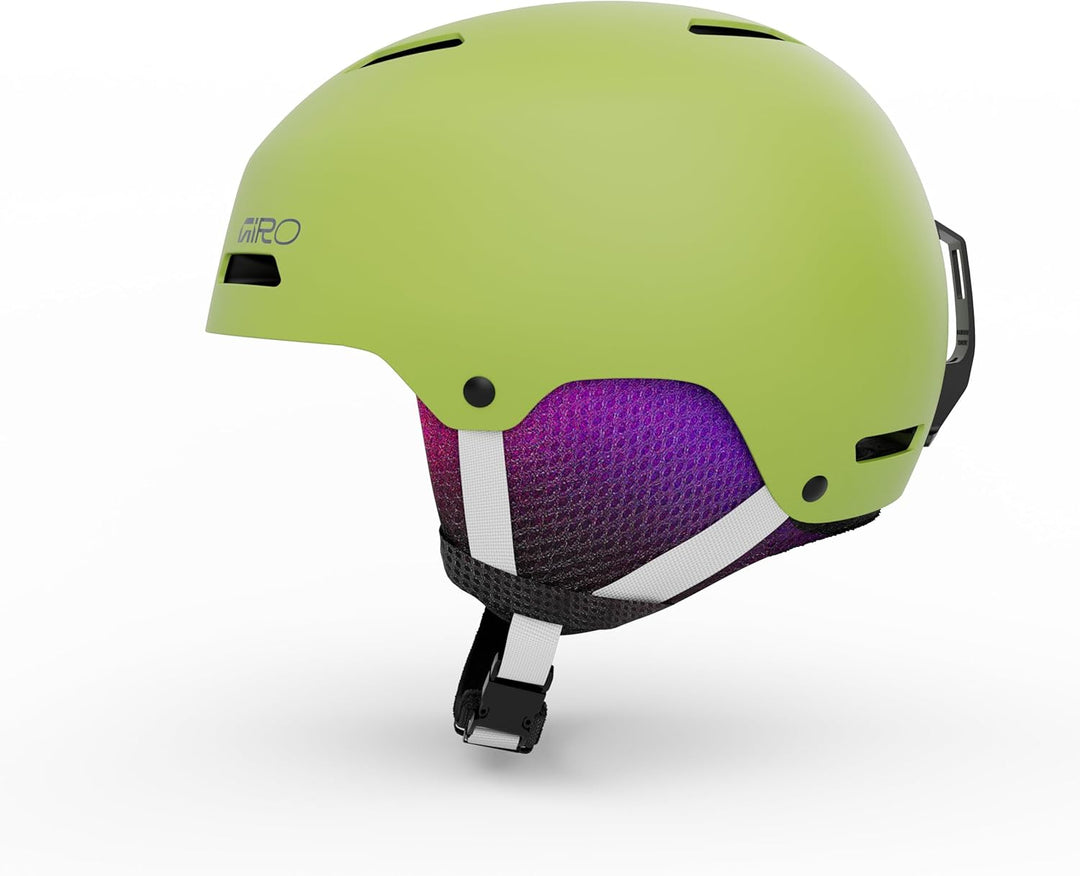Giro Crue Skihelm für Kinder, Snowboardhelm für Jugendliche, Kleinkinder Jungen und Mädchen Grün, ma