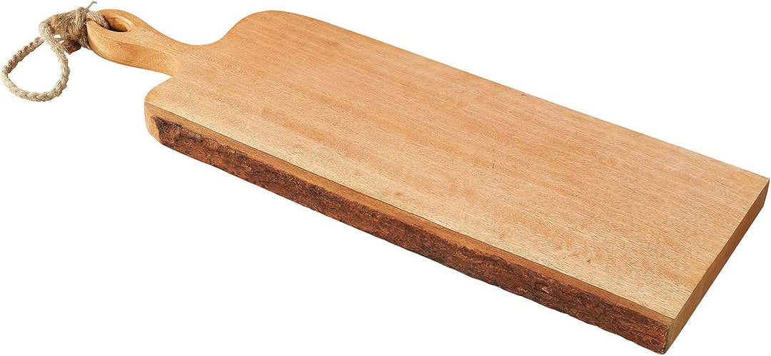 Zassenhaus Mangoholz Griff-Servierbrett Braun 59x19x2,5 59x19x2,5 Natur, 59x19x2,5 Natur