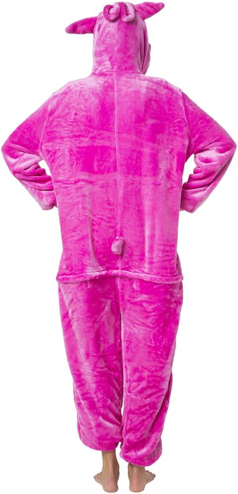 Katara Plüsch Kostüme/Onesies für Erwachsene, (Herren, Damen, Unisex) S Rosa Stich, S Rosa Stich