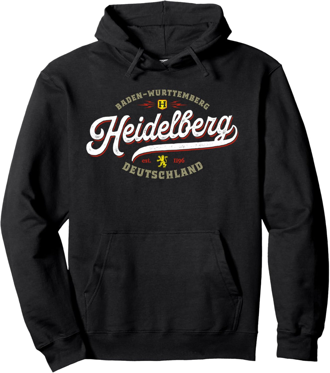 Heidelberg Germany - Vintage Souvenir Reise Heidelberg Pullover Hoodie