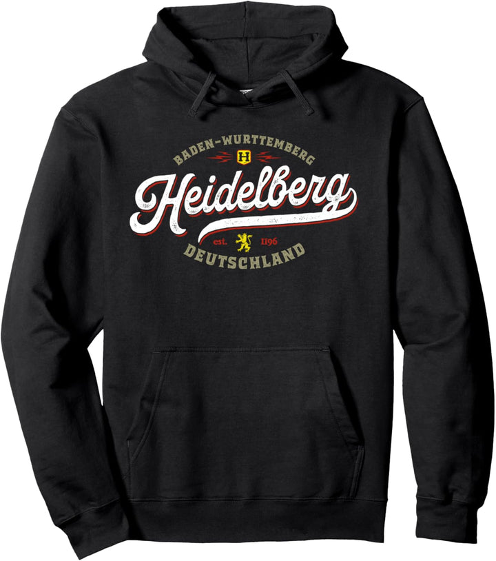 Heidelberg Germany - Vintage Souvenir Reise Heidelberg Pullover Hoodie