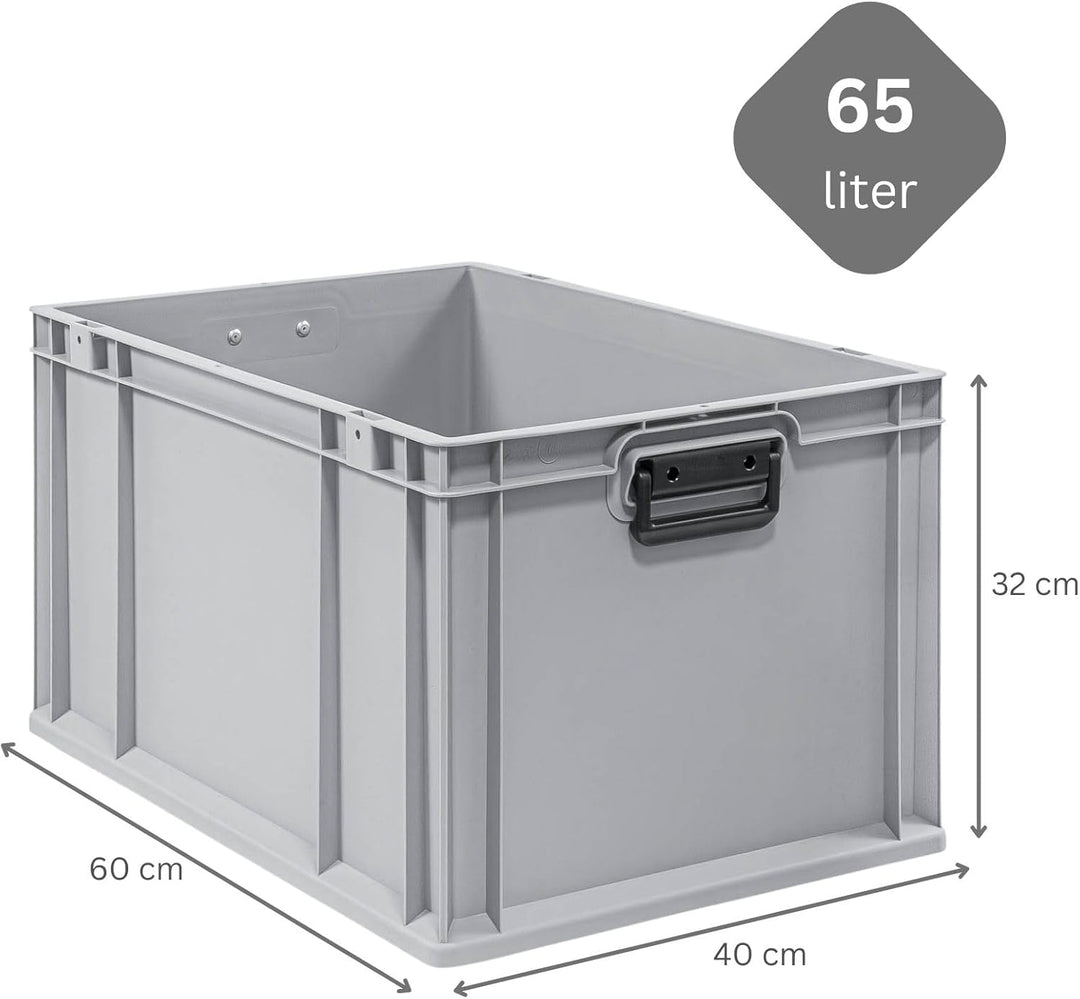 Mega Deal | 10x Proregal Eurobox NextGen Portable Duo |HxBxT 32x40x60cm HxBxT 32x40x60cm Grau, HxBxT