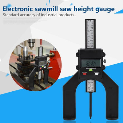 Digital Tiefenmesser Höhenmessgerät 0-80mm Profiltiefenmesser mit Ziffernanzeige und selbsthaltenden