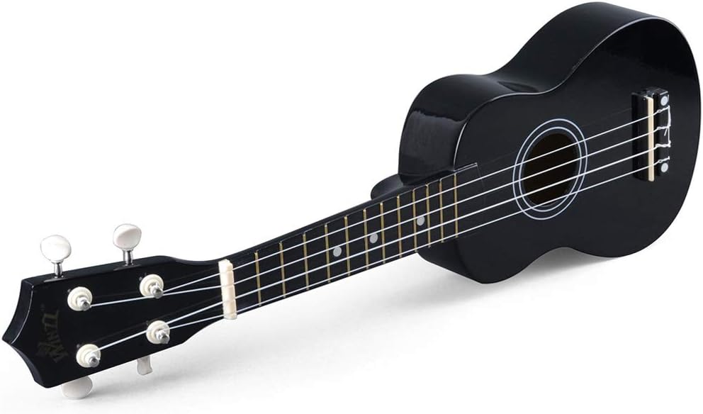 Winzz Sopran Ukulele Starter Kit für Anfänger mit Tasche, Clip-On Tuner, Zusätzlichen Saiten, Gurt,