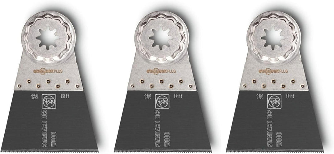 FEIN E-Cut Standard-Sägeblatt, Ve. 3 St., Breite 65 mm, Länge 50 mm, Aufnahme StarlockPlus, Geschrän