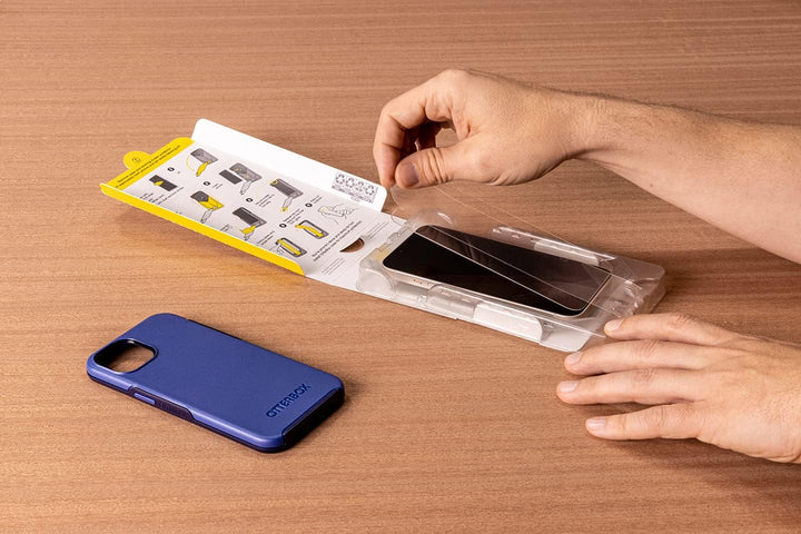 OtterBox Sturzschutz Bundle für iPhone 14 Pro, Symmetry Clear Hülle 3X getestet nach Militärstandard