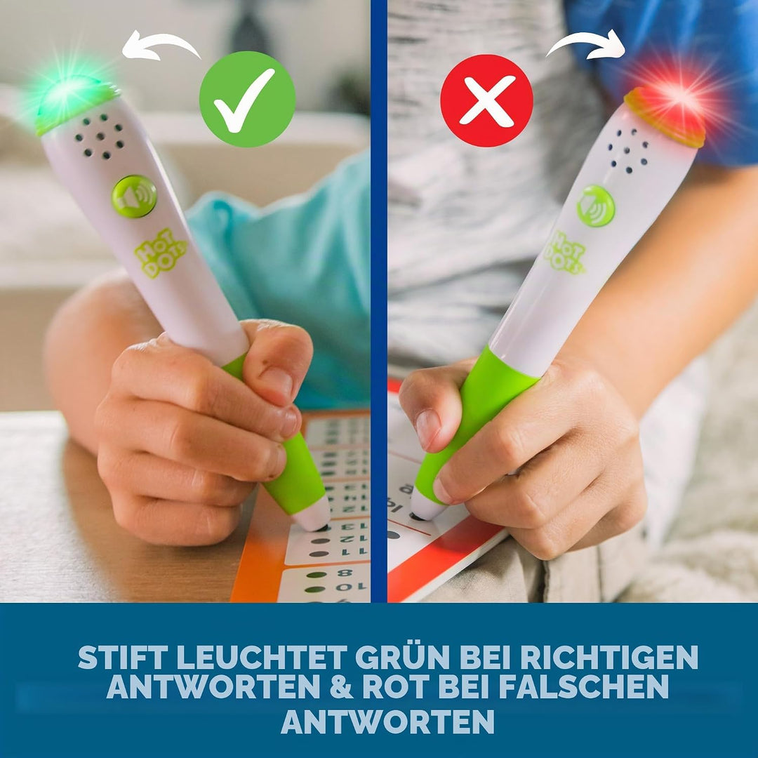 Learning Resources EI-2447 Hot Dots Wir wollen lesen Lernen, Grundschule, Aktivitätsbuch u. interakt