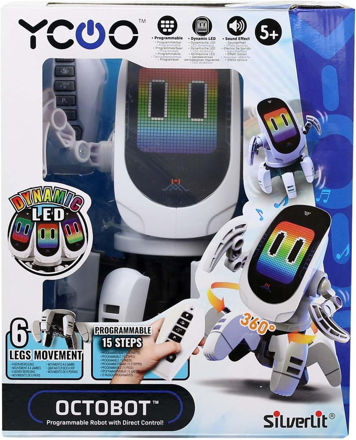 Silverlit - Ycoo - Octobot - Ferngesteuerter programmierbarer Tintenfish mit 360 Grad Drehungen - So