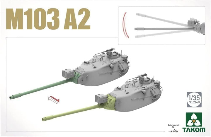 TAKOM 2140 U.S. amerikanischen M103 A2 Massstab 1:35 Modellbau